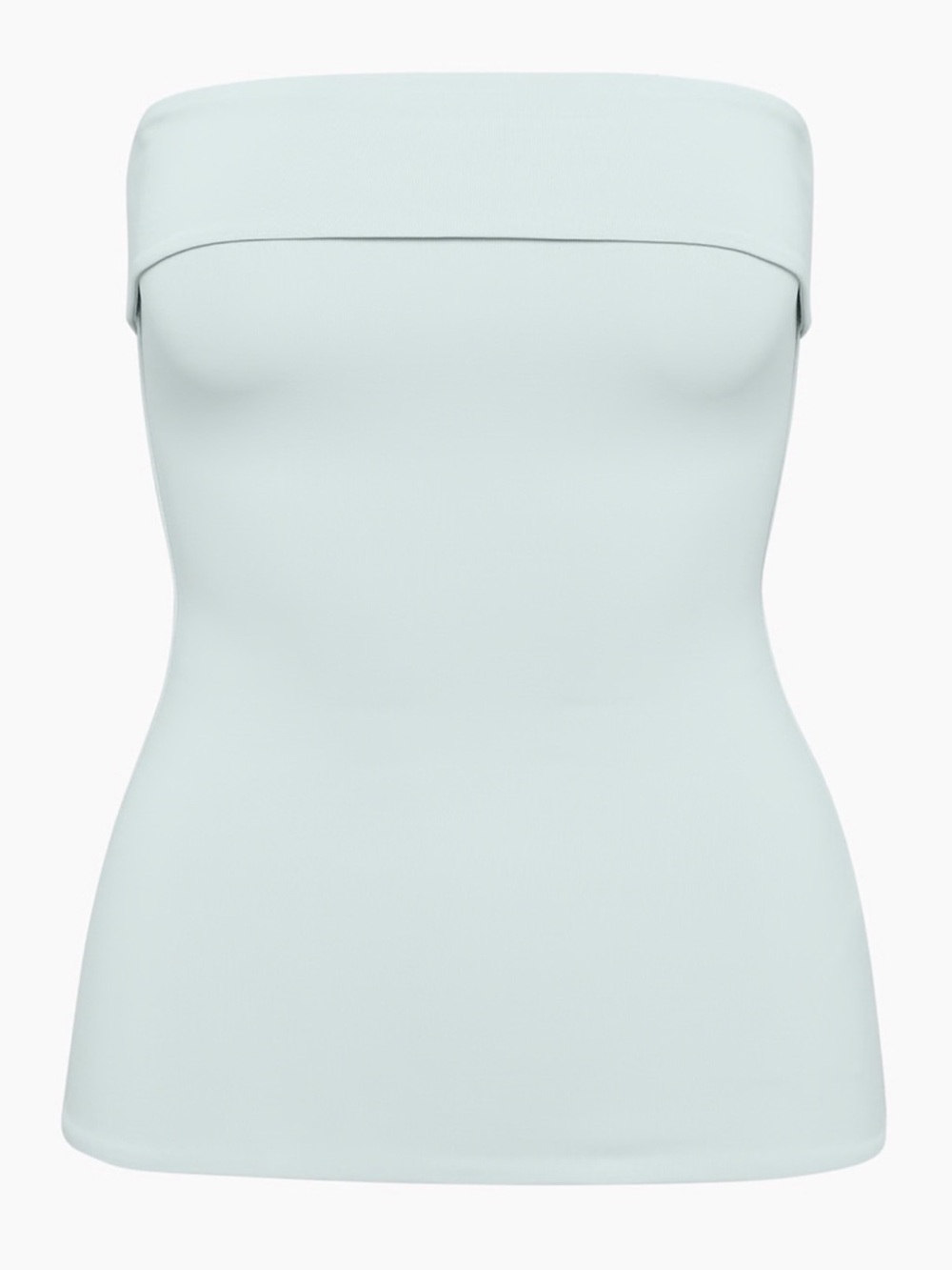 Aritzia Strapless Bandeau Tank - Pale Blue